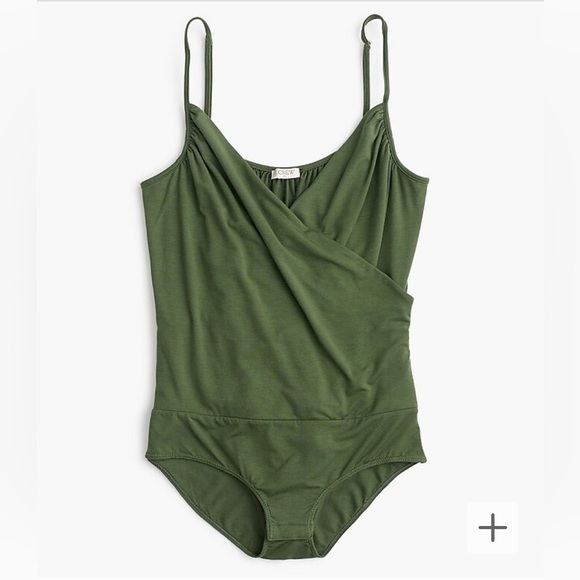 J.Crew size small olive green bodysuit. Great condition. - Picture 2 of 4